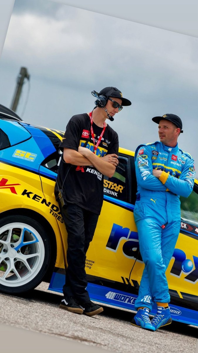 Tyler Krenek trackside in Formula Drift