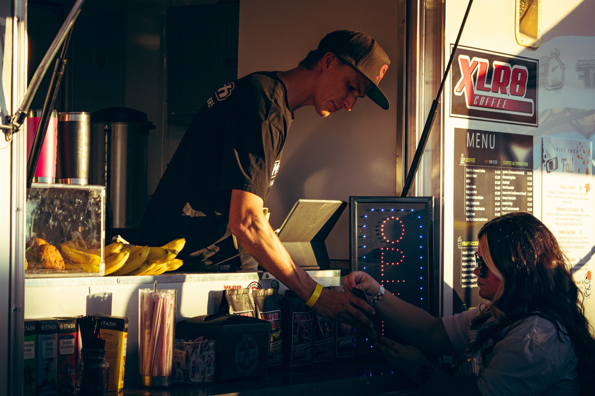 XLR8 trailer service window